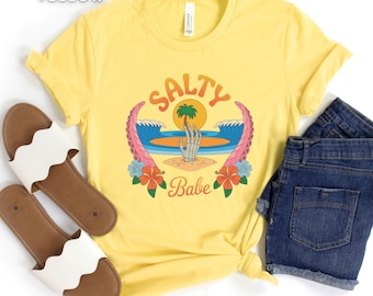 Rolig sommartröja skelett estetisk retro sommar Halloween-tröja monster strandfest-tröja läskig säsong-tröja het spöke trendig t-shirt