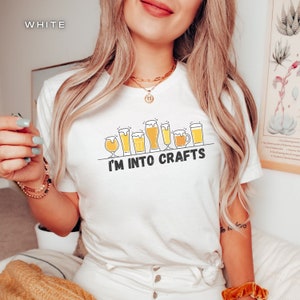 Lustiges Handwerk Bier Shirt, Biertrinker TShirt, Geschenk für Bierliebhaber, Braumeister Hopfen T-Shirt, Handwerk Brauerei Kleidung, Privatgebrau T Shirt
