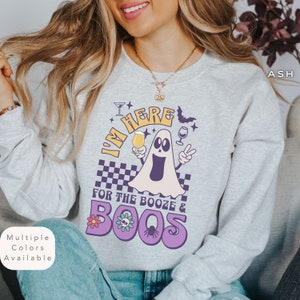 Funny Halloween Ghost Shirt, Cute Ghost Shirt, Halloween Party Shirt, Fall Shirt, Spooky Season Shirt, Gift For Halloween, Ghost Sweatshirt