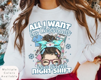 Christmas ER Nurse Sweatshirt, Christmas Nurse Shirt, Emergency Nursing Sweatshirt, Funny Christmas Nurse Sweater, Emergency Nurse Crewneck