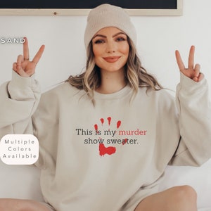 Maglietta True Crime regalo per drogati di crimine, felpa unisex True Crime regalo, maglione Murder Show Docuseries, abbigliamento serie Criminal Justice
