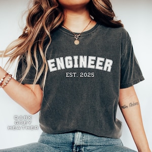 Technik Shirt Geschenk für graduierter 2025, Techniker Studenten Abschluss Geschenk Tshirt, neuer Techniker Geschenke, Mechaniker graduiertes T-Shirt
