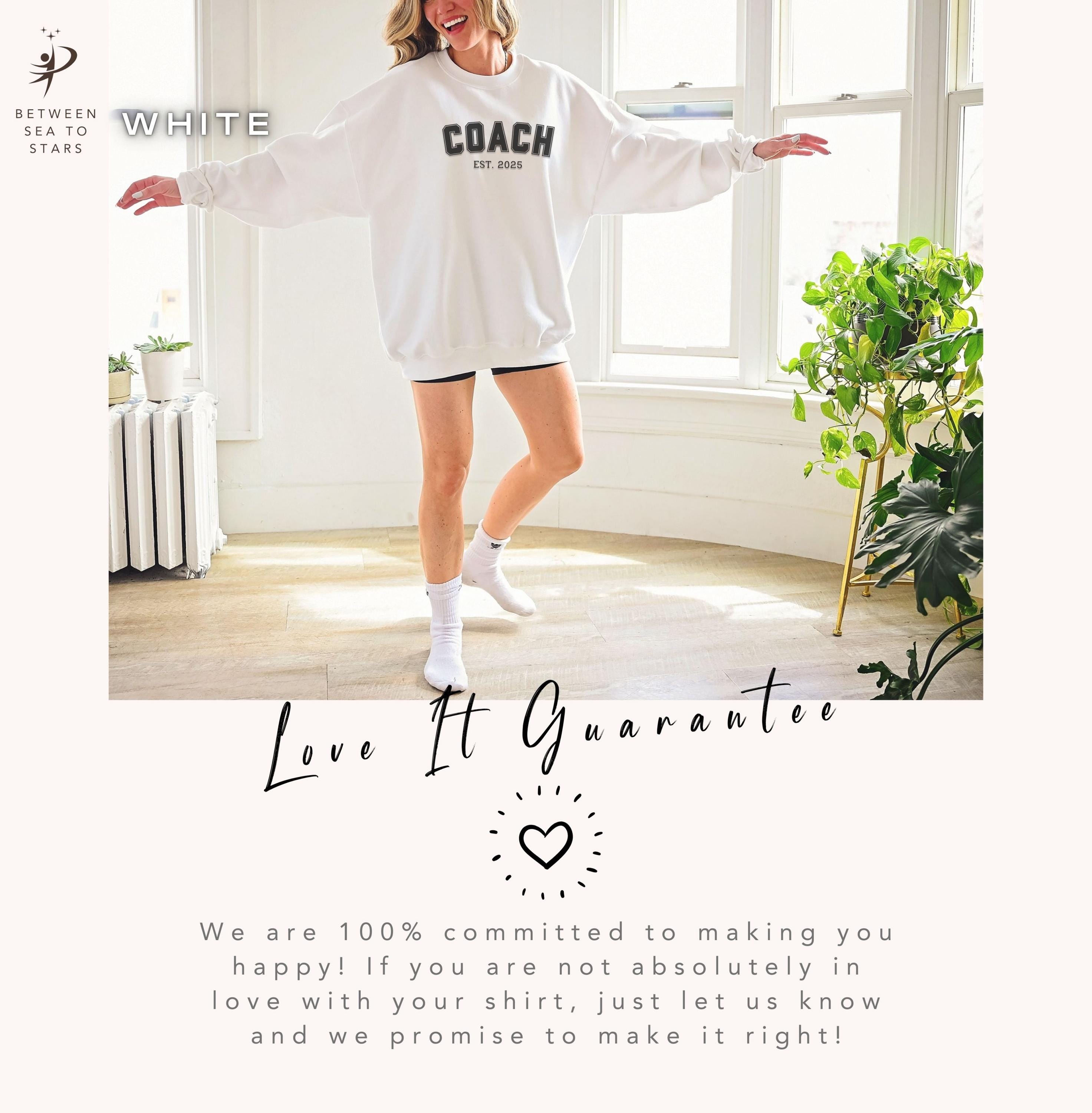 New Coach Sweatshirt 2025, Cheer Coach Shirt, Baseball Coach Gift