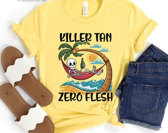 Spooky Season Tee Hot Ghoul Trendig T-shirt Rolig Sommartröja Monster Strandfest Skelett Estetisk Retro Sommar Halloween T-shirt