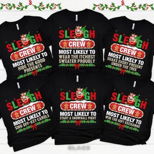 Funny Matching Family Christmas Shirt, Most Likely to Christmas Shirt, Matching Family Shirt, Group Christmas Shirt, Holiday Xmas TShirt