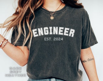 Engineering Shirt Gift for Graduate 2024, Engineering Student Graduation Gift Tshirt, New Engineer Gifts, Mechanical Engineer Grad T-Shirt