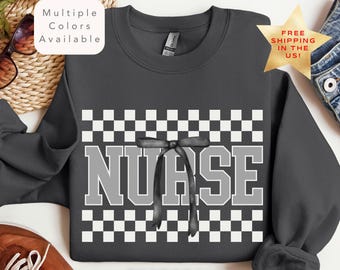 Coquette Registered Nurse Sweatshirt, RN Nurse Shirt, Nurse Life Shirt, Cute Nurse Gift, Nursing School Sweatshirt, Registered Nurse Sweater