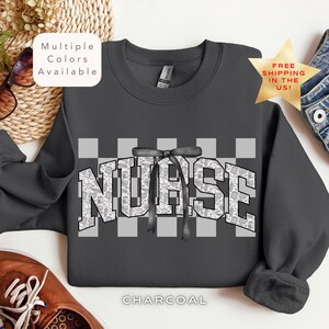 Coquette Registered Nurse Sweatshirt, RN Nurse Shirt, Nurse Life Shirt, Cute Nurse Gift, Nursing School Sweatshirt, Registered Nurse Sweater