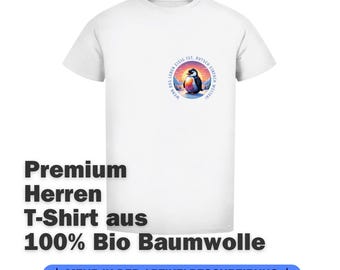 Men's Premium Organic T-Shirt Penguin