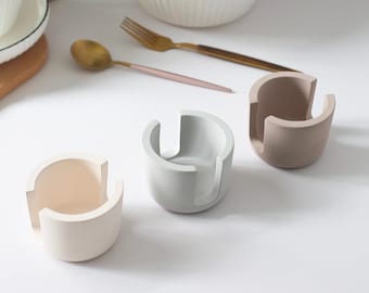 Diatomite Sponge Holder (Mauve, Grey, or Bone)