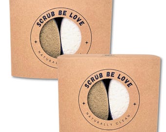 Bundle & Save!- 12 Count (2 packs of 6) Plant-Based Kitchen Sponge | Reduce Toxins in Your Kitchen