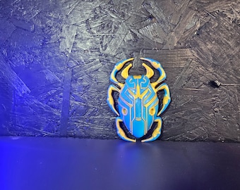 Blue beetle Scarab