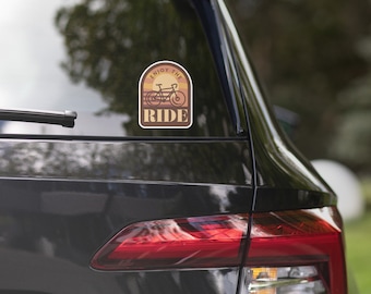 Enjoy the Ride - Biking Sticker
