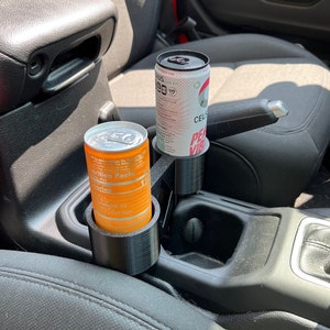 3rd Cup Holder-Skinny Double-for Jeep JL Wrangler and Gladiator (2018 to Present)