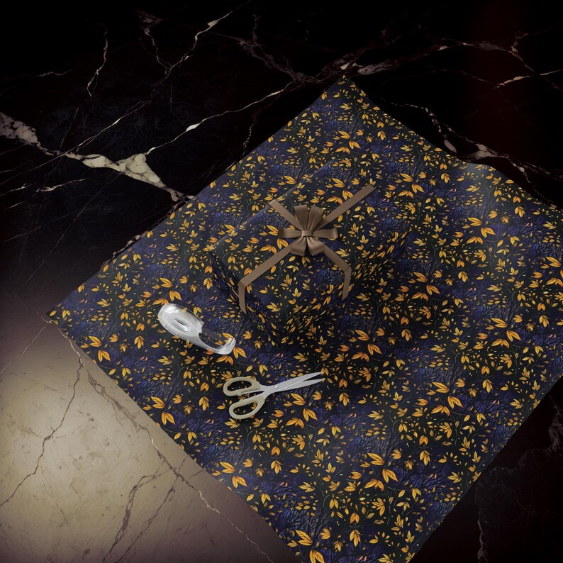 Papel de regalo gótico Papel de regalo Whimsigoth Papel de regalo gótico Papel de regalo gótico Papel de regalo de Halloween Papel de regalo de Halloween Whimsigoth K3 imagen 8