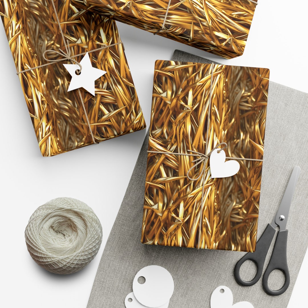 Luxe Gift Wrap Sustainable Wrapping Paper Fancy Wrapping Etsy