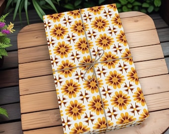 Retro wrapping paper, Wavy Retro Gift Wrap Paper, Funky wrapping paper, 70s wrapping, 70s gift wrap, Seventies wrapping, Groovy gift wrap K3