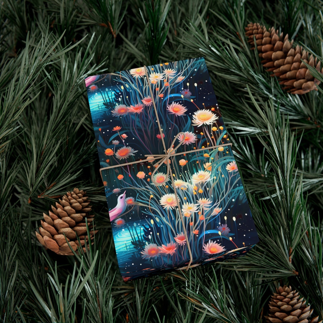 Cottagecore Deco Wrapping Paper Rolls Nature Gift Wrap Nature Wrapping