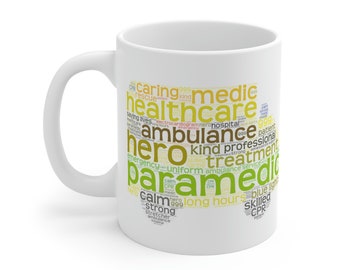 Ambulance Paramedic Student ECA AAP Technician Ambulance Valentine's Gift Ambulance Mug
