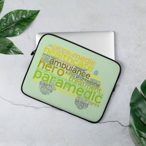 Ambulance Paramedic Student Paramedic ECA AAP Technician Ambulance Laptop Sleeve