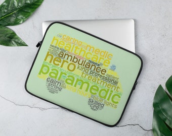Ambulance Paramedic Student Paramedic ECA AAP Technician Ambulance Laptop Sleeve