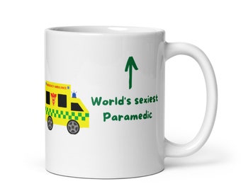 Paramedic Mug Ambulance Valentine's Day World's Sexiest Paramedic Mug