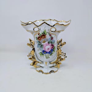 Vintage Hand-Painted Vista Alegre Portugal Vase