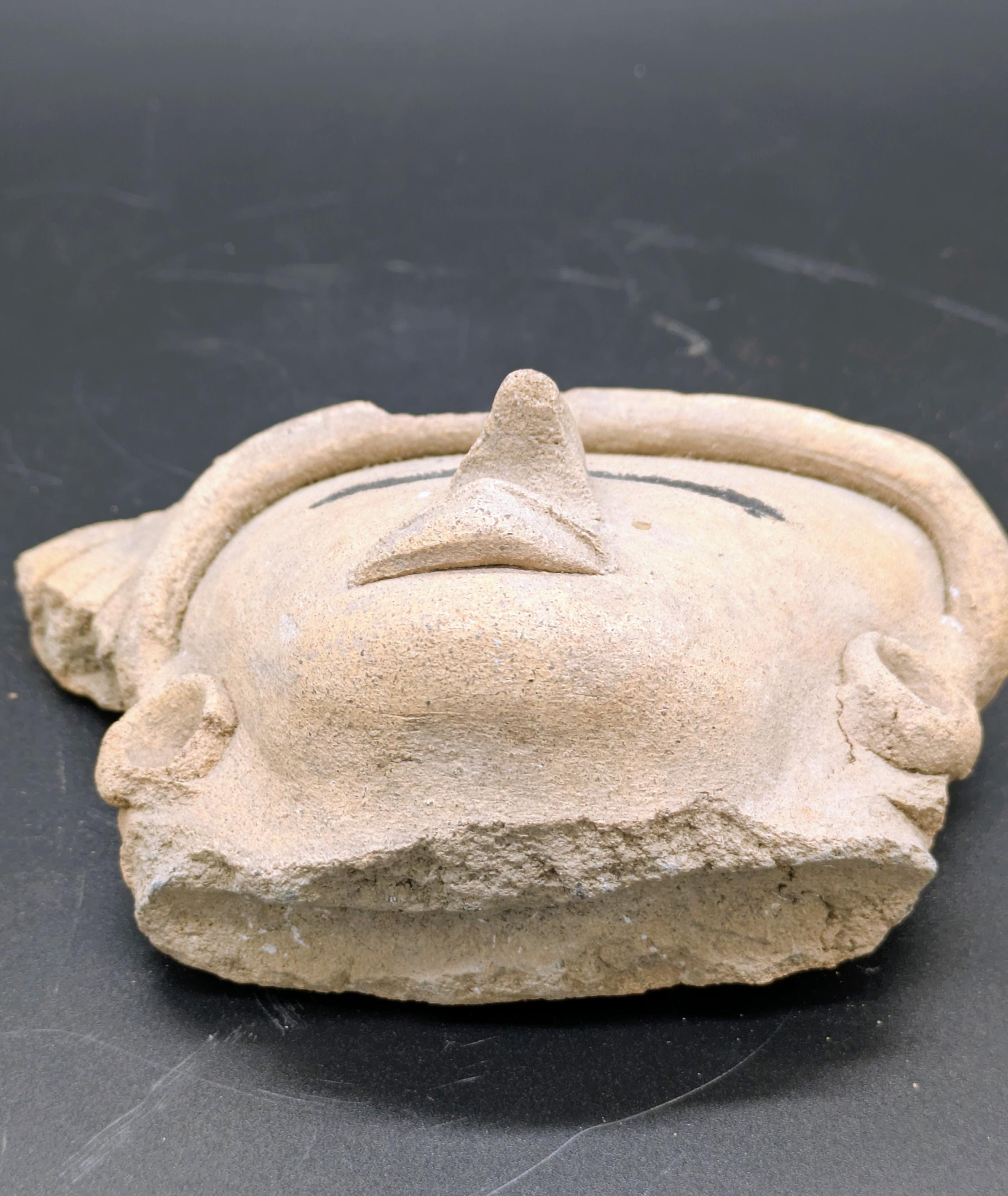 Pre-columbian Head Fragment: Remojadas Culture - Veracruz (c. 100 BCE ...