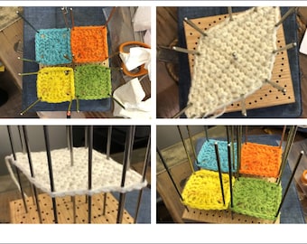 Mini tablero de bloqueo de crochet BlocksAll