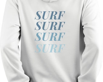 ZOMER SURF HOODIE, strandhoodie, surfsweater, oceaan oversized trendy hoodie, leuke hoodie voor meisjes, Siesta Beach, cadeaus beste vriend