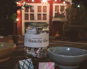 13-Wünsche-Ritual im Glas: Rauhnächte-Set für Paare. Euer  achtsames, zweisames Jahreswechsel-Ritual