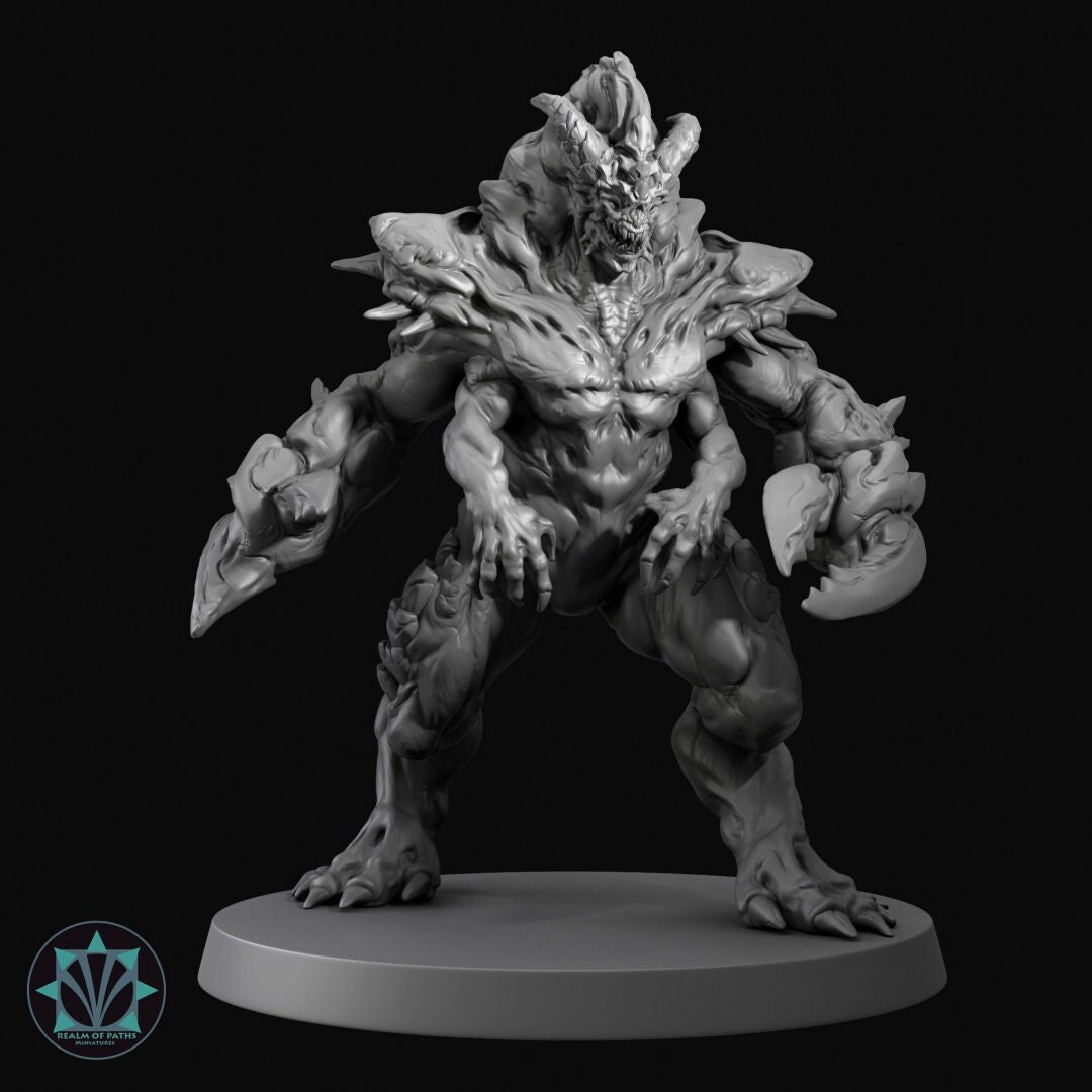 Glabrezu Type III Demon Wargame Proxy Tabletop RPG Mini Etsy