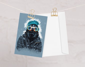 Let It Snow - Blank Greeting card