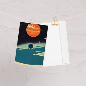 Outer Space - Blank Greeting card