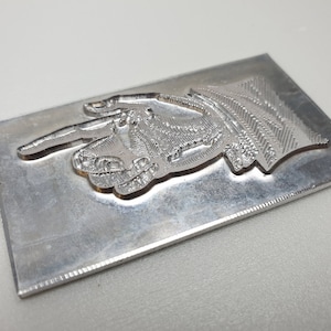 Custom Printing Plate / Stamp / Hot Foil Plate / Embossing Plate For printing onto Card, Leather, Paper (Magnesium)