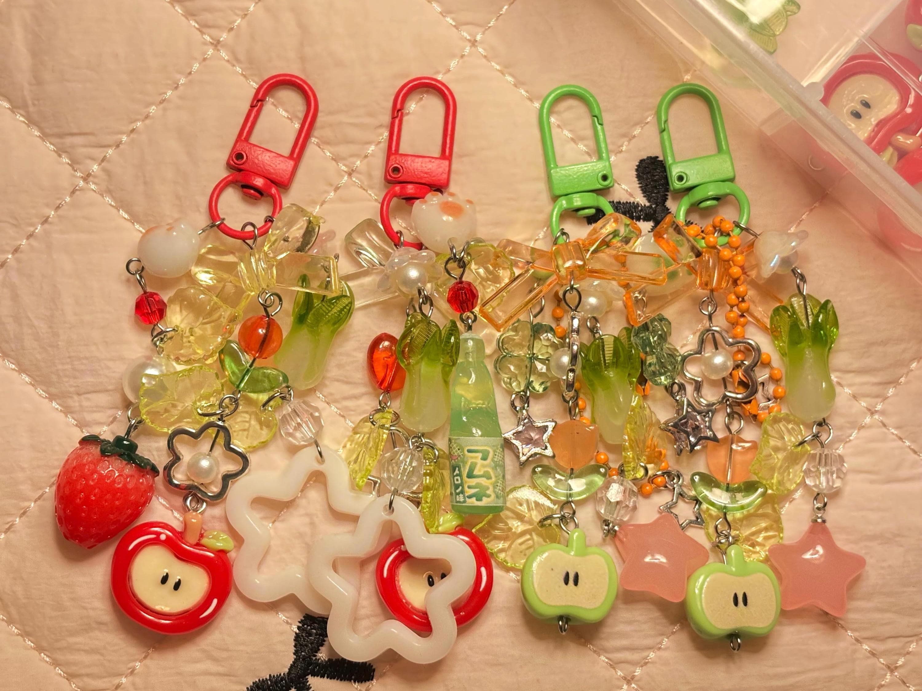 Heisei Retro Juminocore Cottagecore Y2K Apple Trinket Charm