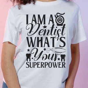 Dentist SVG Design | Dental Gifts Dentistry Clipart | Tooth Dentist Quote | T-Shirt Vector & Cricut Cut File
