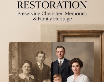 Restore Your Family Memories | Old Photo Restoration & Colorization Service