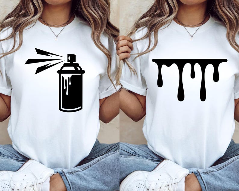 Graffiti SVG Bundle PNG | Street Art Hip Hop 90s Urban Spray Paint ...