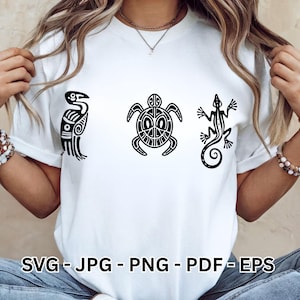 Mexico Svg Turtle Svg Iguana svg Mexican Svg Clipart Aztec Pattern Svg Tribal Pattern Svg PNG Bundle Sublimation Cricut file