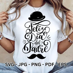Día del Padre SVG | Padre SVG | Papá SVG | Father | Spanish | Día del Padre | Clipart | Cricut File