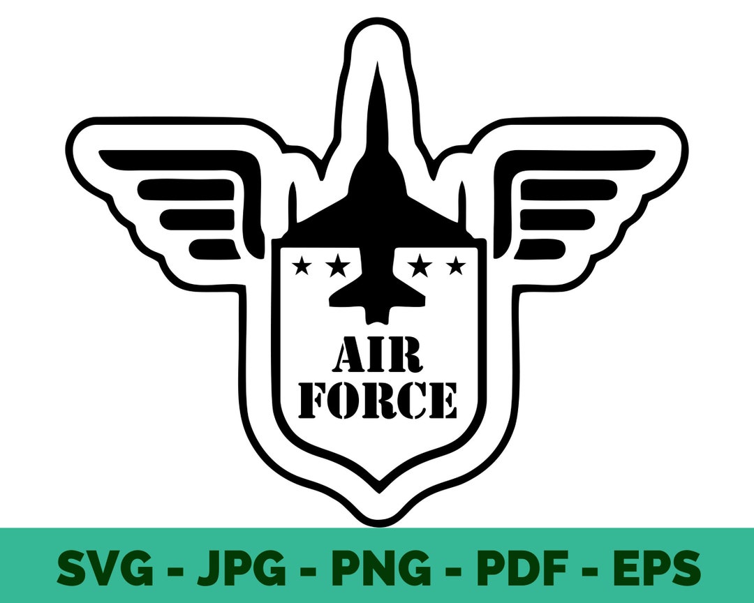 Airforce SVG Patriotic Army and Military Designs US Veteran Clipart