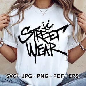 Streetwear SVG Design | American Graffiti Art Clipart | Urban Vector & Sublimation | Cricut Cut File