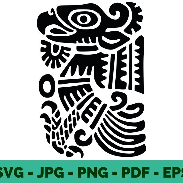 Mexico SVG Aztec svg Aztec Pattern svg Mayan svg Mexican svg Mexican Pattern Mayan Symbols Mayan Art Mayan Design Latino svg cricut file