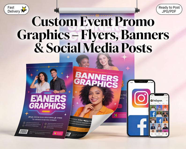 Promotion Photo Examples Custom Event Promo Graphics | Flyers, Banners & Social Media Posts ...