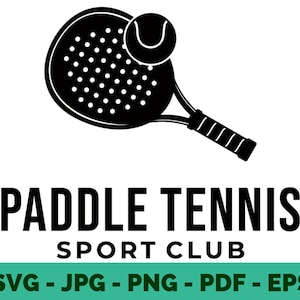 Paddle Tenis SVG / Paddle / Tênis / Esporte / Sublimação / Clipart / Vetor / Arquivo Cricut