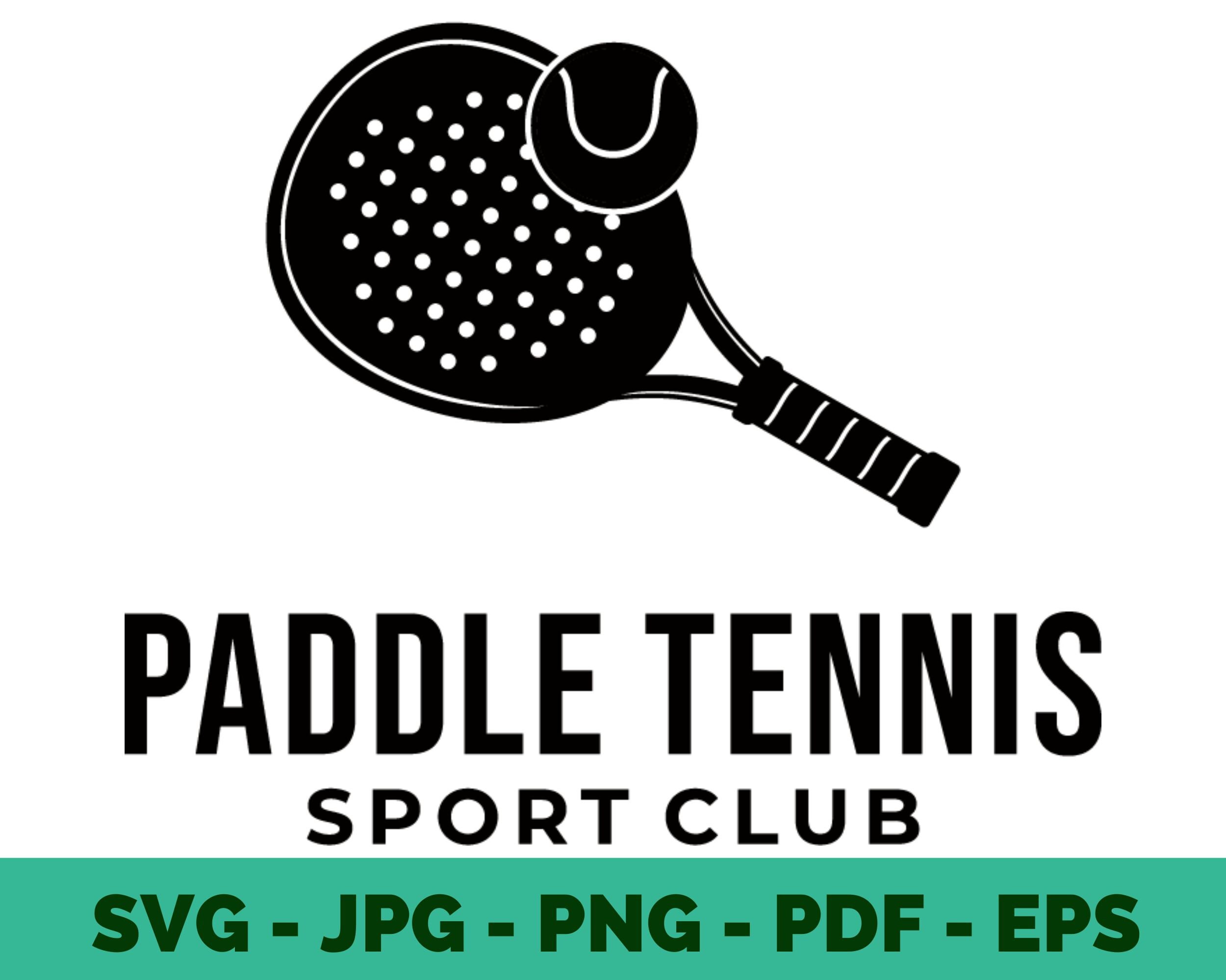 Padel Tennis SVG PNG | Racket Sport Clipart | Paddle Court Vector T ...