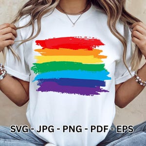 LGBT SVG | Pride Flag Clipart | Lesbian Pride Design | T-Shirt Sticker | Vector for Cricut & Sublimation | PNG Cut File