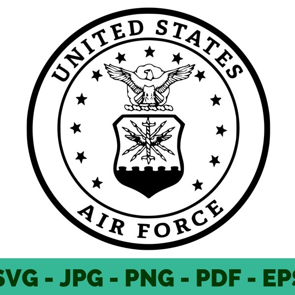 United States Air Force / Seal Logo / SVG / Us Army / Clipart / Vector / Sublimation / Cricut
