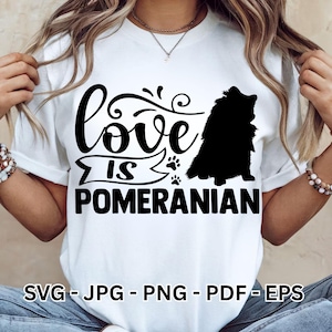 Pomeranian SVG | Pomeranian Dog Clipart | Puppy Lover Design | Dog Mom Vector | T-shirt Sublimation | Cricut File | Cute Dog Graphic